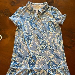 Lilly Pulitzer Mini Sadie Polo Dress Size L 8-10